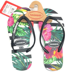 Havaianas Floral Flip Flops Girls 2 Youth